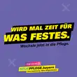 Wird mal Zeit für was Festes. Wechsle jetzt in die Pflege.